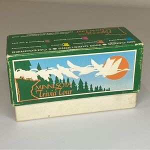 Vintage 1984 Minnesota Trivia Tour Game Educational Entertaining Questions